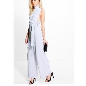 Petite Sophia open side tie waist jumpsuit